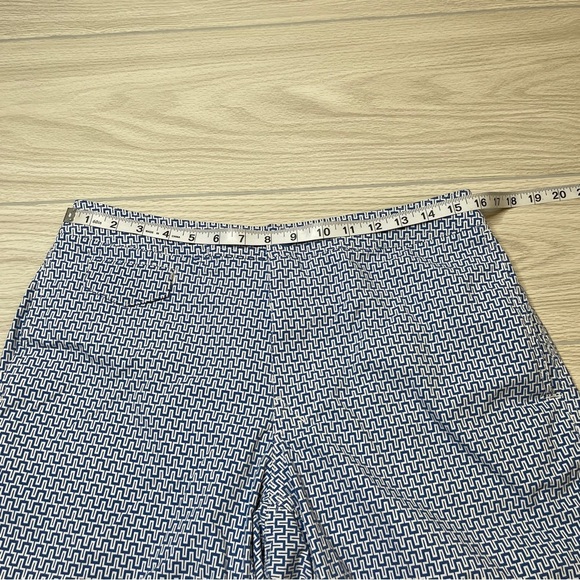 J. Crew Mid Length 7” Blue White Swim Lined Shorts Trunks Mens Size 32 - Picture 13 of 15